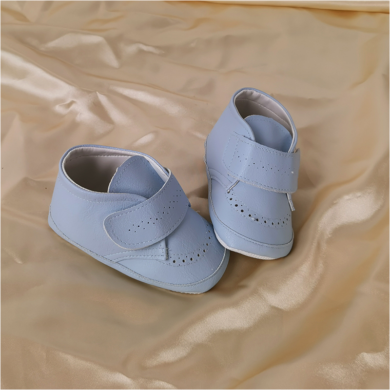 Christopher - Detské topánky - capáčky svetlo modré č.18 - 11 cm