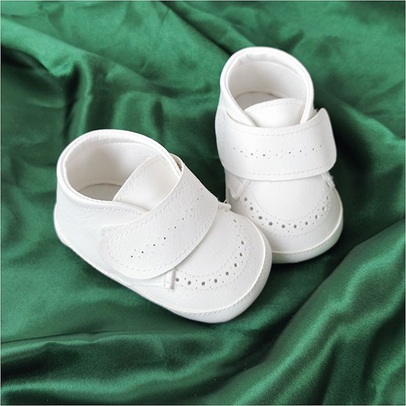 Christopher - Detské topánky - capáčky krémové č.17 - 10cm