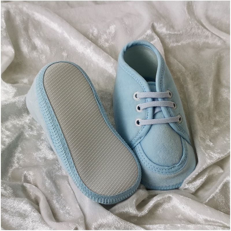 Christopher - Detské topánky - capáčky svetlomodré č.17 - 10cm