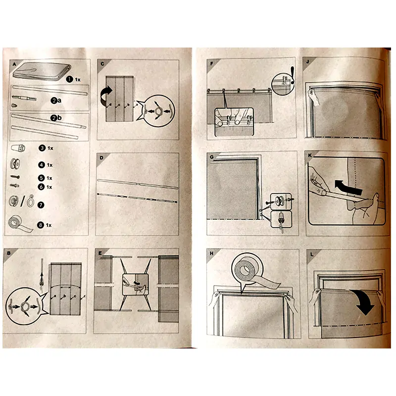 My Home - Záclona rímska biela/červená 140 x 60cm : 662047 Gross 2