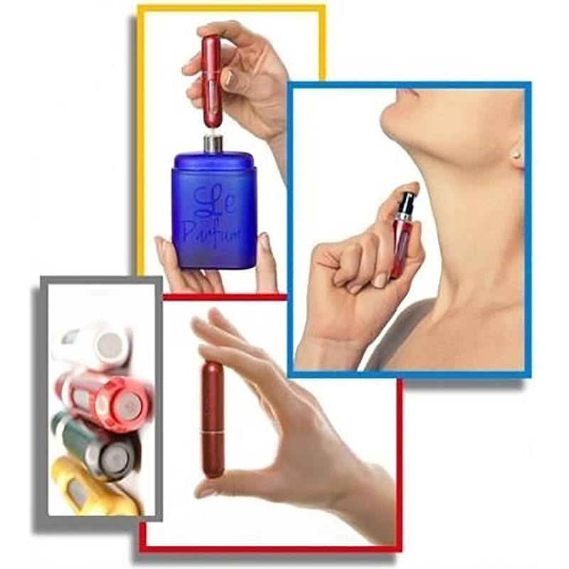 Rozprašovač na parfém Travel strieborný