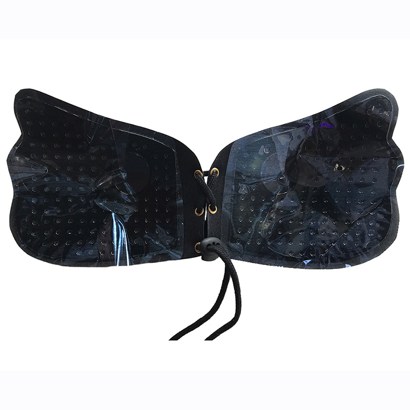 Samodržacia podprsenka Push Up čierna veľkosť A