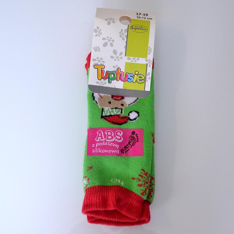 Tuptusie Ponožky protišmykové 13-15cm