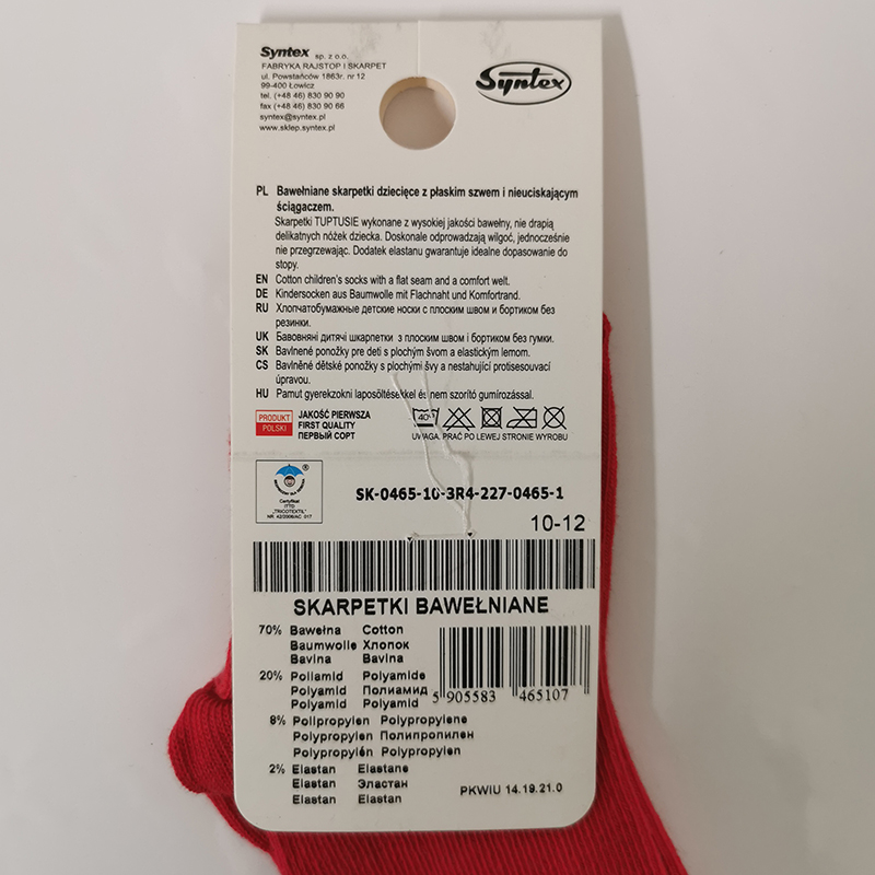 Tuptusie Ponožky pre deti 16-18cm 4-8rokov