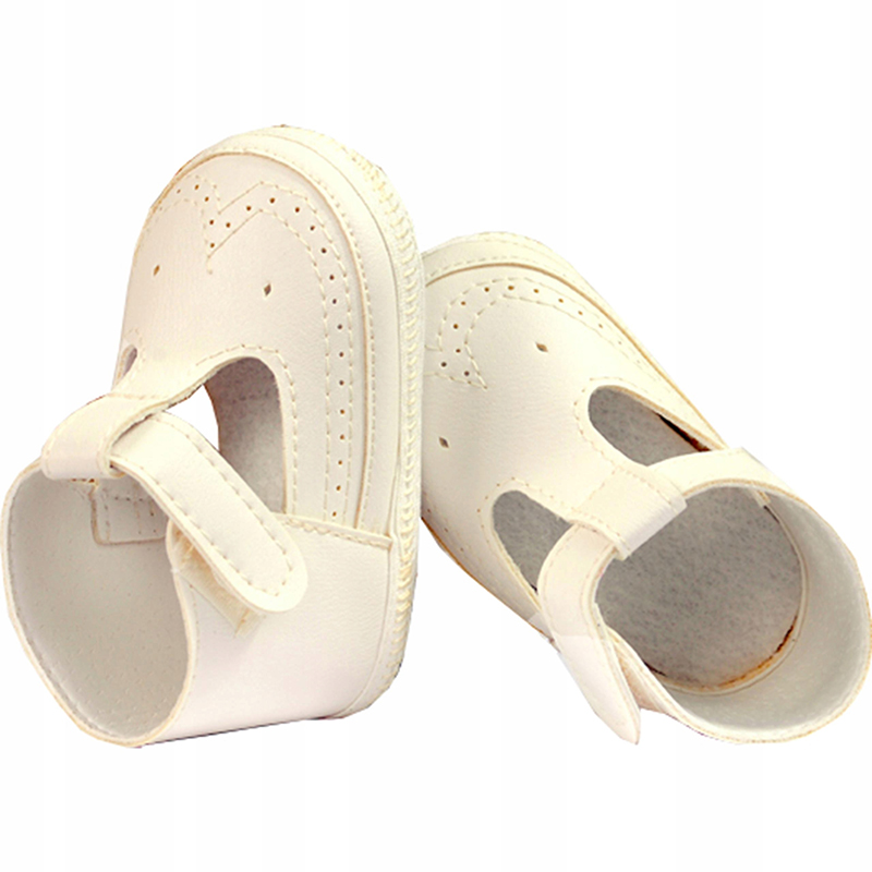 Christopher - Detské topánky - capáčky krémové č.19 - 12 cm