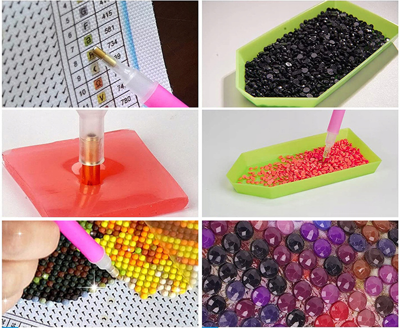 Diamantová výšivka Snehuliaci