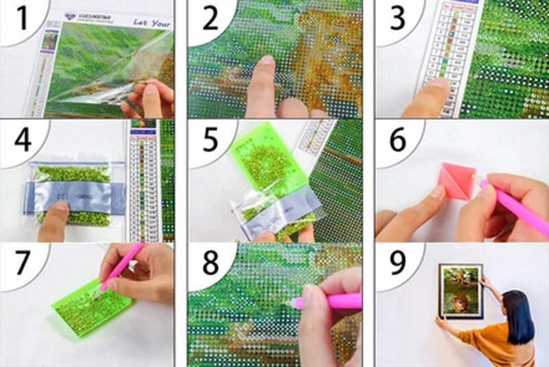 Diamantová výšivka Snehuliaci