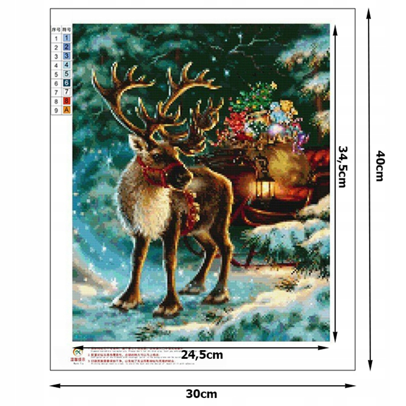 Diamantová výšivka Snehuliaci