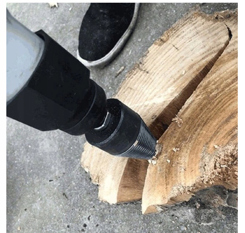 Kužeľový tŕň na štiepanie dreva 45mm s adaptérom