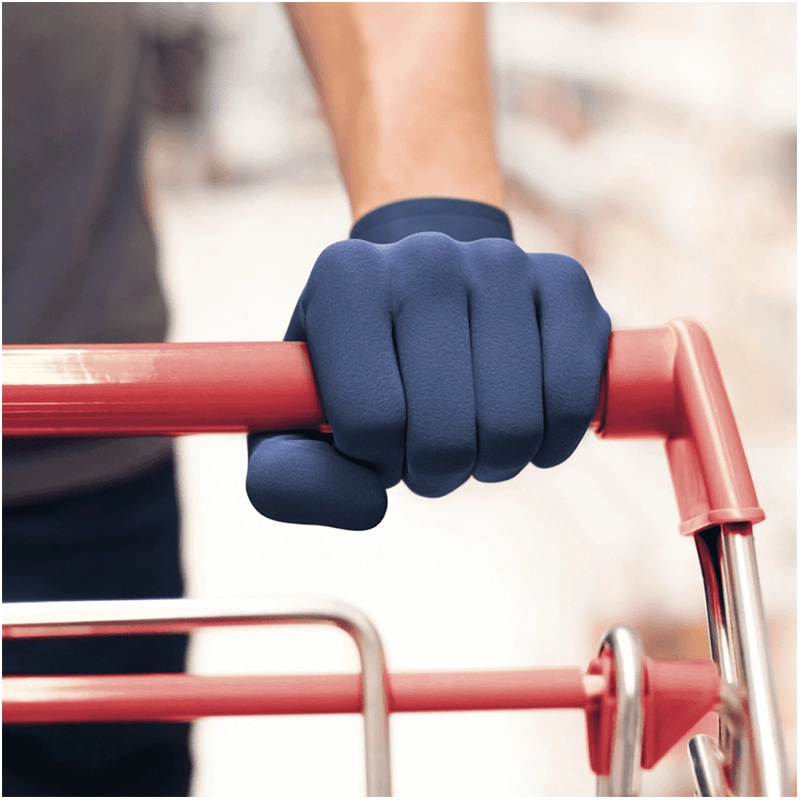 LIVINGUARD Street Gloves - Rukavice s dotykovou funkciou obrazovky - pánske modré "XL"