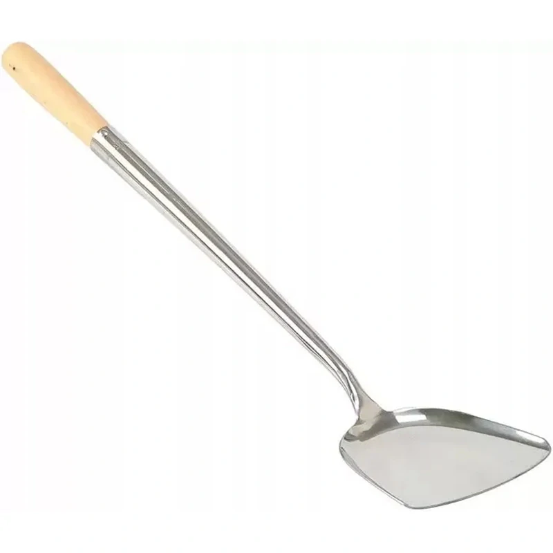 Kuchynská oceľová lopatka na wok 51 cm