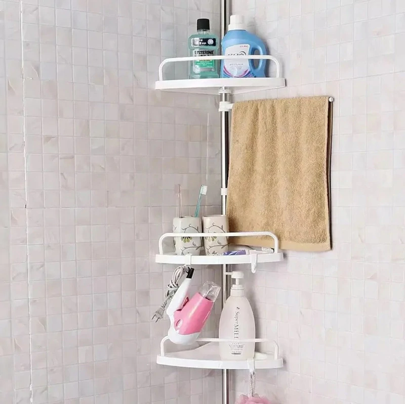 Polička do kúpeľne nastaviteľná