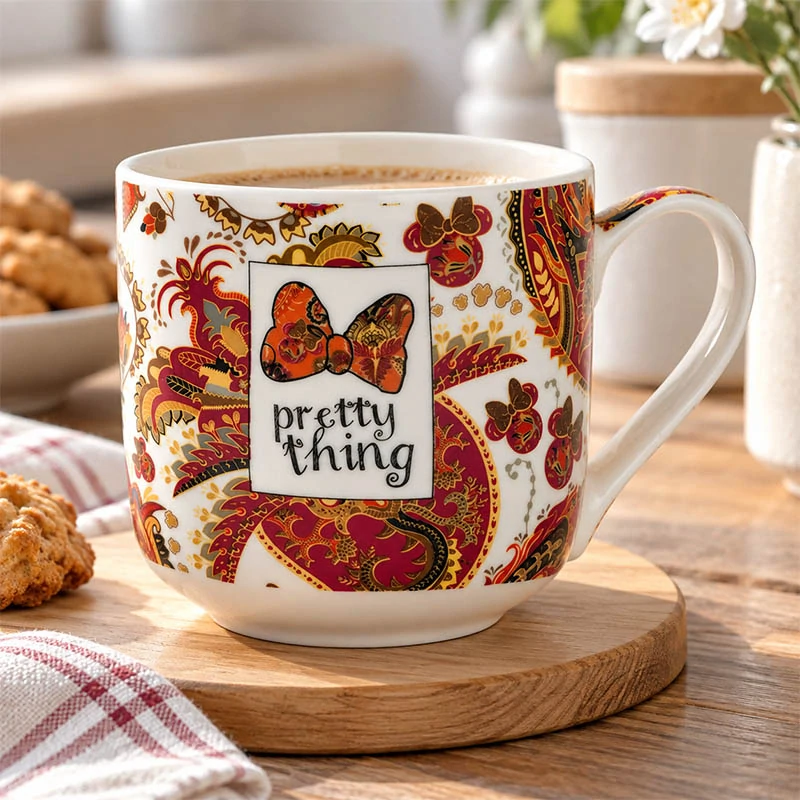 Porcelánový hrnček Minnie Paisley 380 ml