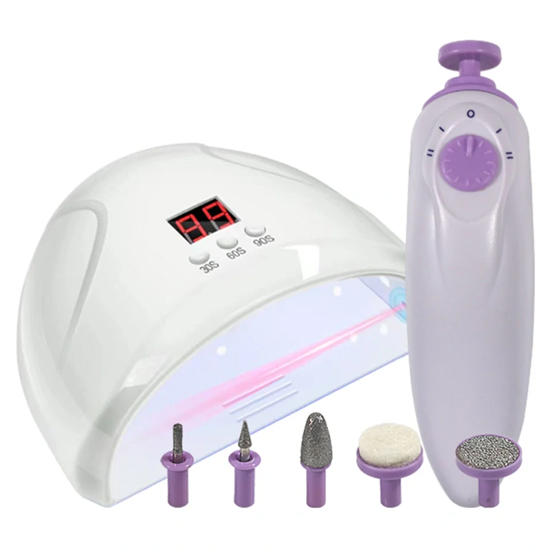 Sada na manikúru 2v1 lampa + frézka na nechty (Sada na)