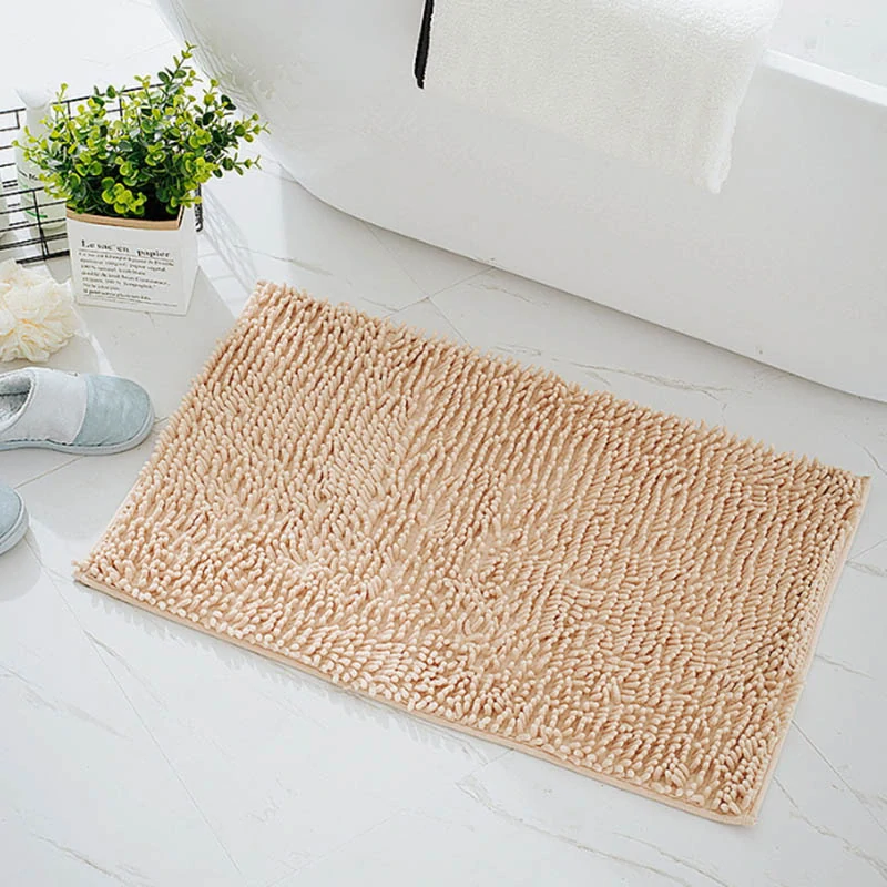 Protišmykový koberček do kúpeľne 45x70cm hnedý