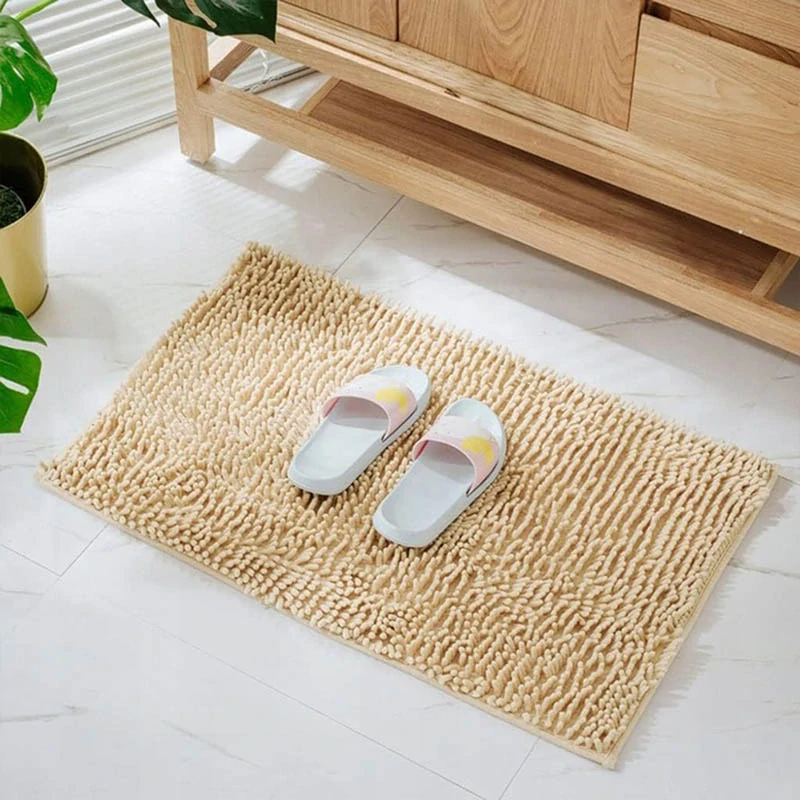 Protišmykový koberček do kúpeľne 40x60cm hnedý