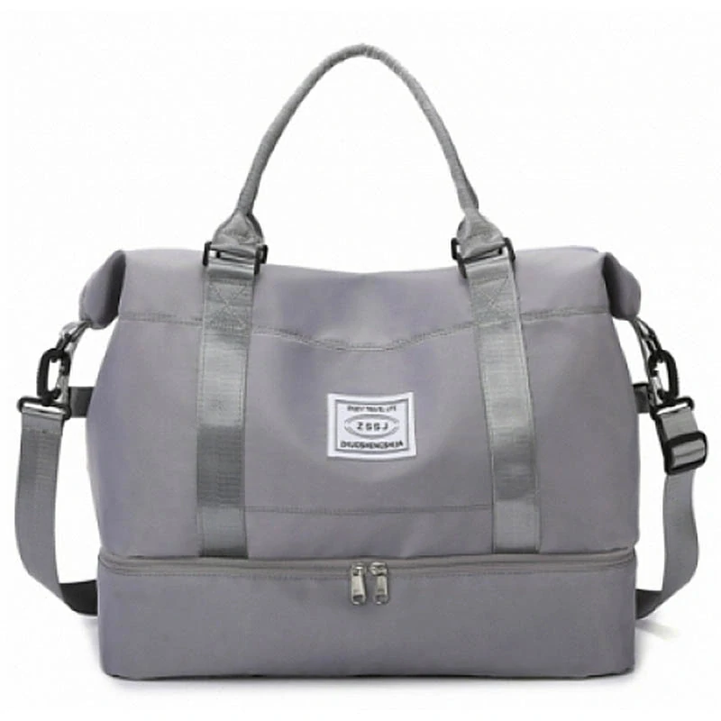 Dámska cestovná taška 44 x 35 x 22cm sivá