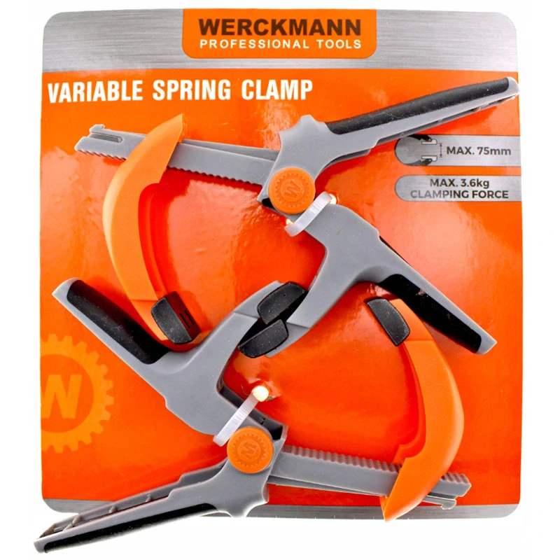 Werckmann - Prítlačné pružinové svorky pre rýchle spojenie: 2ks