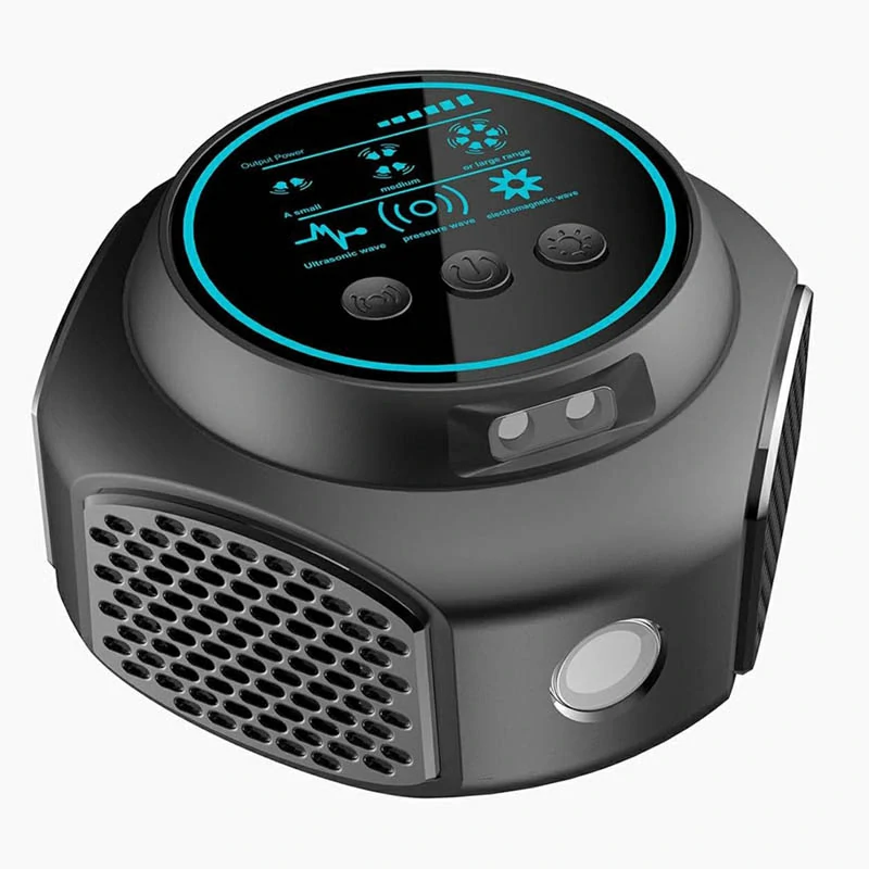 Ultrazvukový odpudzovač hlodavcov a hmyzu s LED svetlom