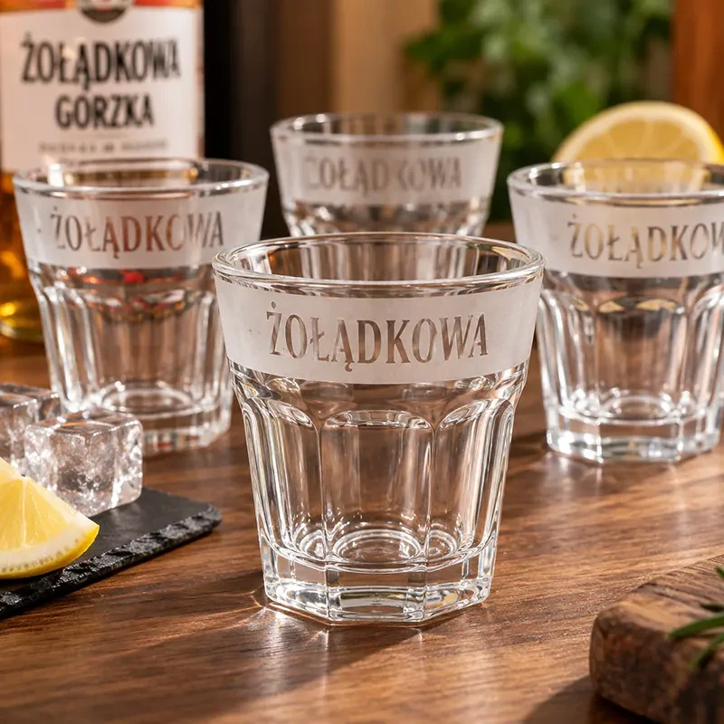 Sklenený pohár Casablanca Wódka Żołądkowa Gorzka 270 ml