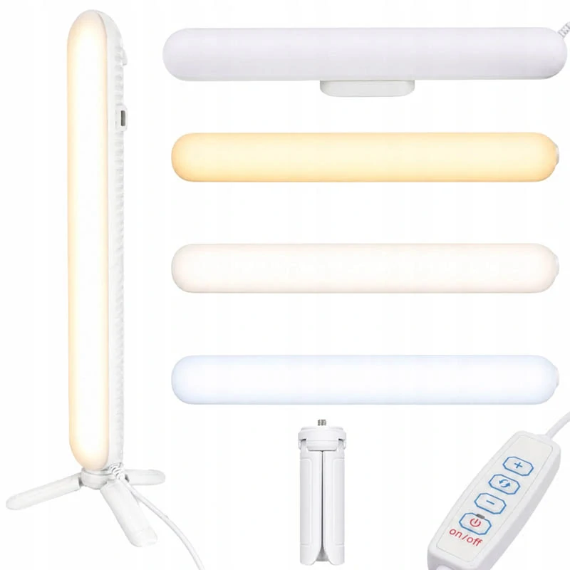 LED stolná lampa s 3 farbami svetla a 10 úrovňami jasu