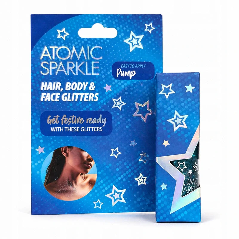 Atomic Sparkle trblietky na vlasy, telo a tvár