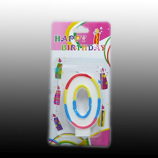 Sviečka narodeninová číslo