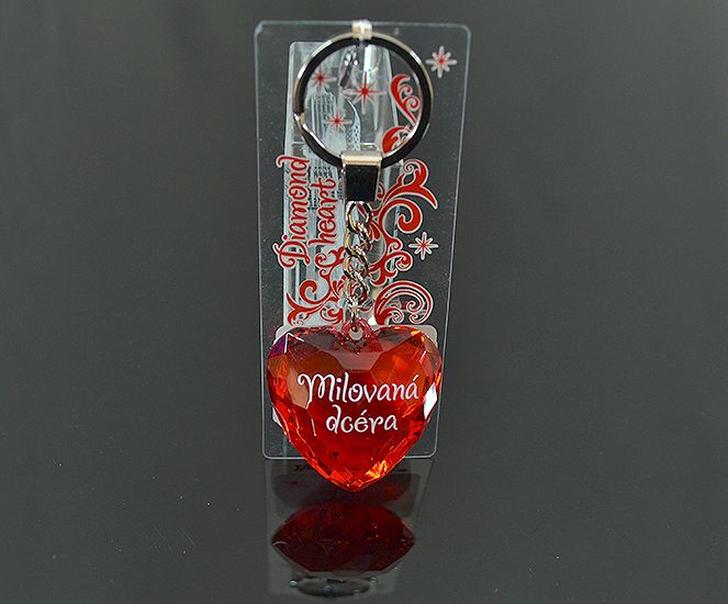 Prívesok Diamond Heart Milovaná dcéra