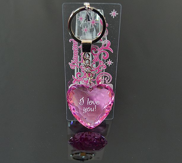 Prívesok Diamond Heart I love you