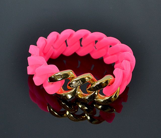 Náramok RUBBZZ PINK & GOLD