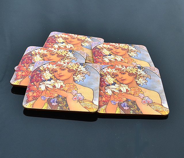 Podložka korková Fusaichi Pegasus Mucha-Kvety