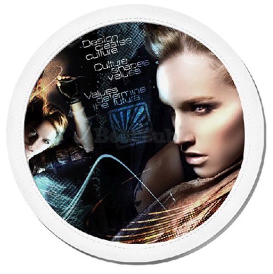 Lietajúci tanier s potlačou