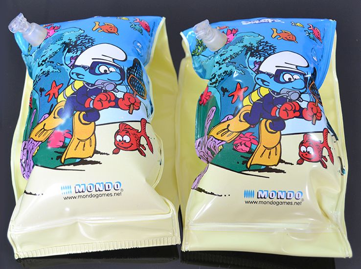 Rukávniky na plávanie Šmolkovia