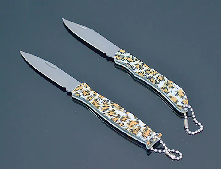 Vreckový nožík Skull Orange 15/5cm