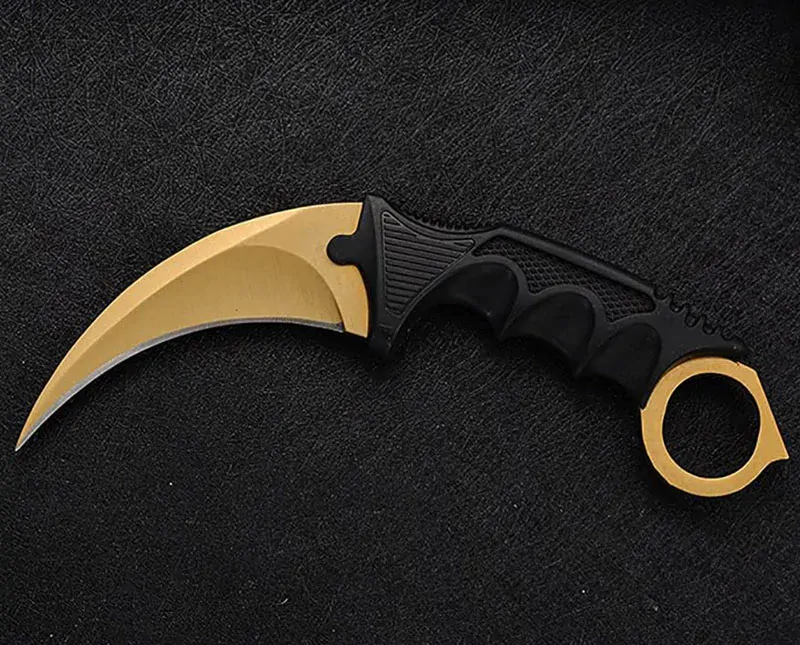 Nôž KARAMBIT CS:GO Gold 19/9cm