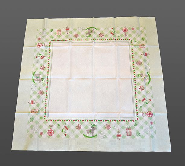 Obrus Alouette 80x80cm zelený