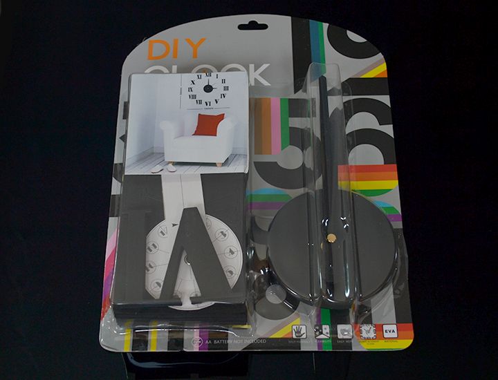 Nalepovacie 3D hodiny na stenu III.