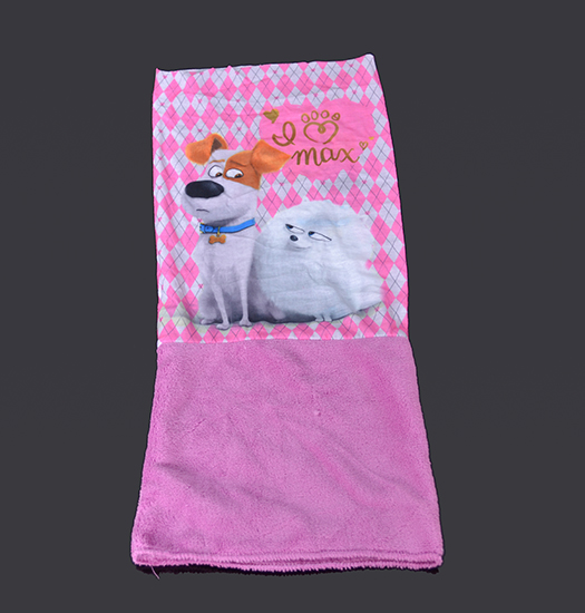 Tajný život maznáčikov ružový - Detský šál komín