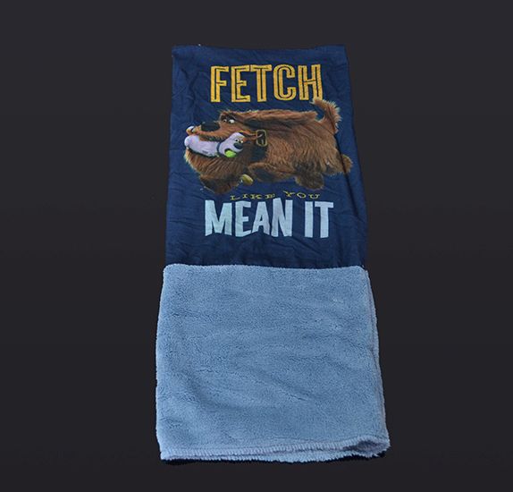 Tajný život maznáčikov modrý - Detský šál komín