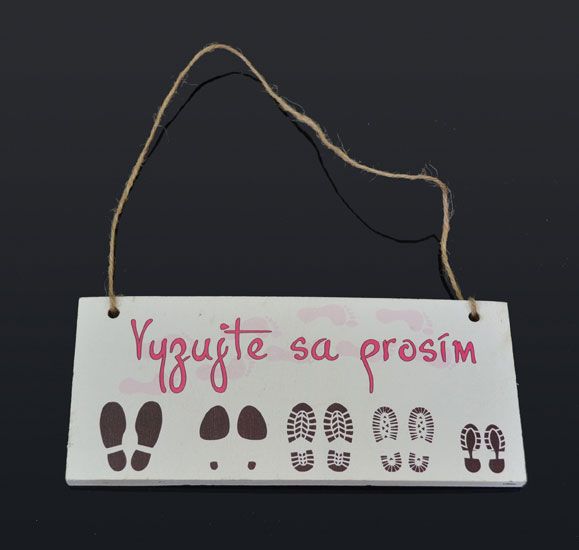 Drevený obdĺžnik 18x6cm s potlačou