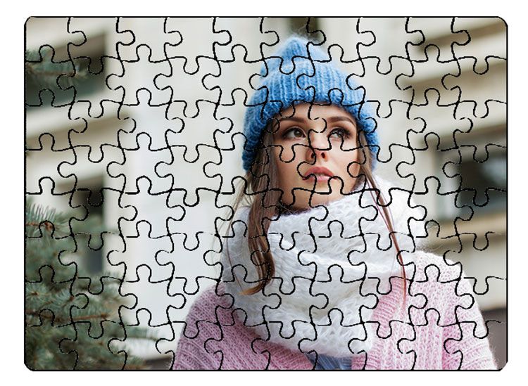 Puzzle s potlačou 20x14,5cm (80 dielikov)