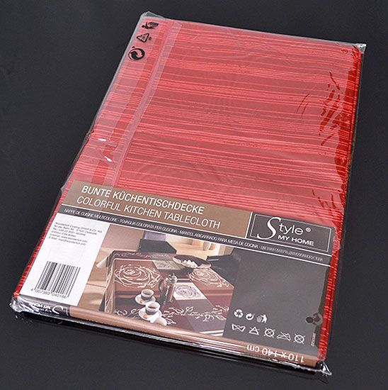 Obrus 140x110cm Style My Home Red Stripe