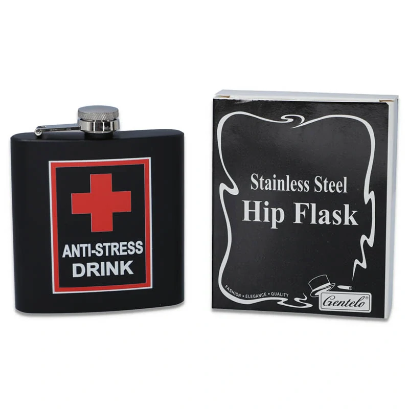 Ploskačka nerez Antistress Drink 180ml 