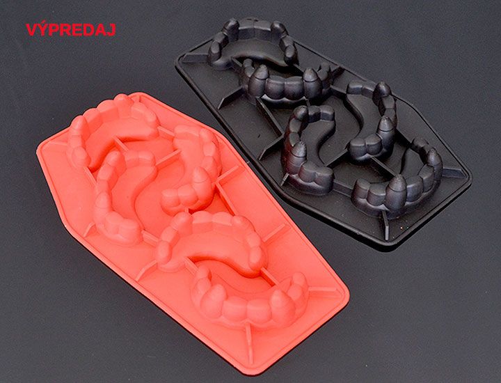 Silikónová forma na ľad - ZUBY