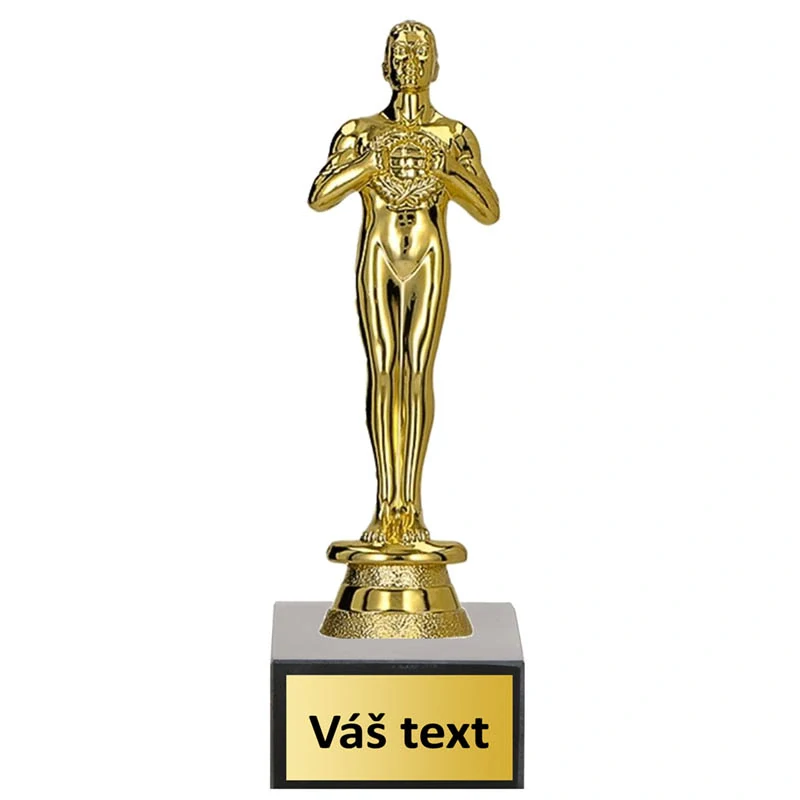 Soška Oskar s vlastným textom