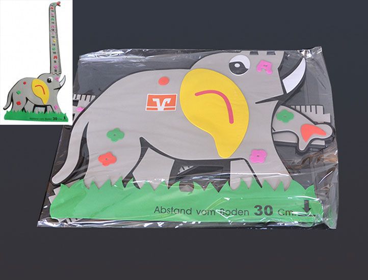 Detský meter na stenu SLON