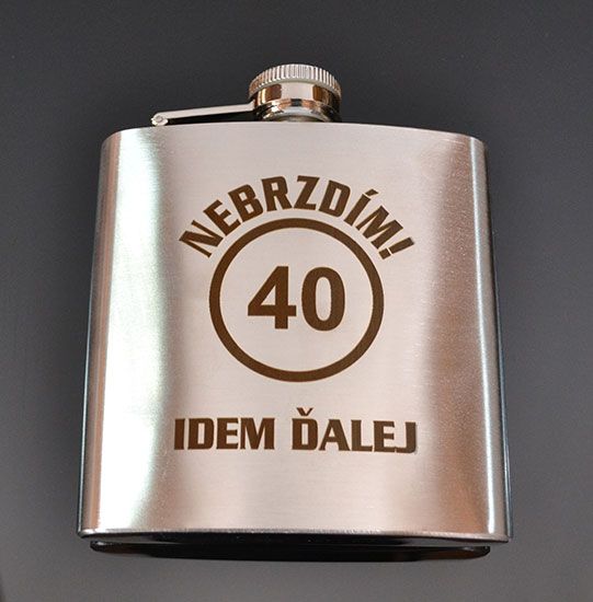 Ploskačka nerez Nebrzdím 180ml