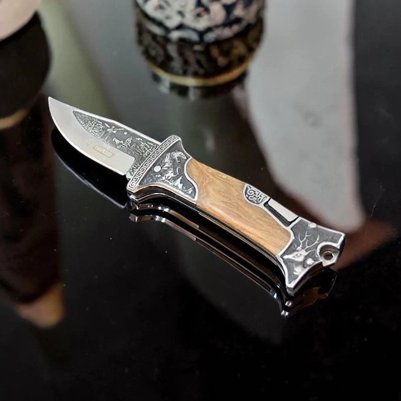 Lovecký nôž Kandar Hunter Corsica s gravírovaním textu