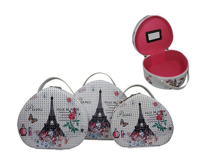 Kozmetický kufrík Paríž 3ks
