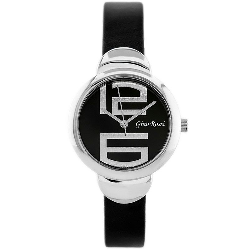 Náramkové hodinky GINO ROSSI - 8311A black/silver